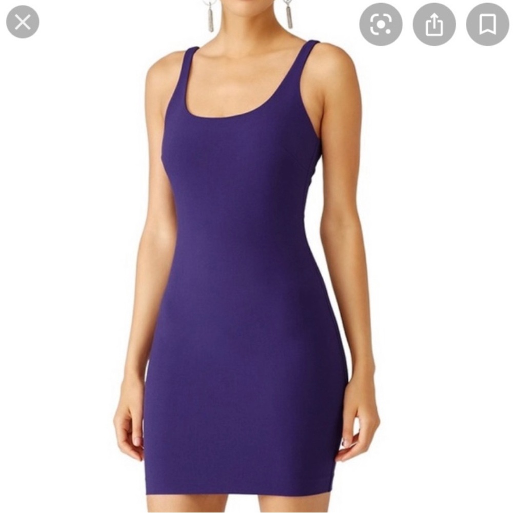 LIKELY “Houston” purple bodycon dress